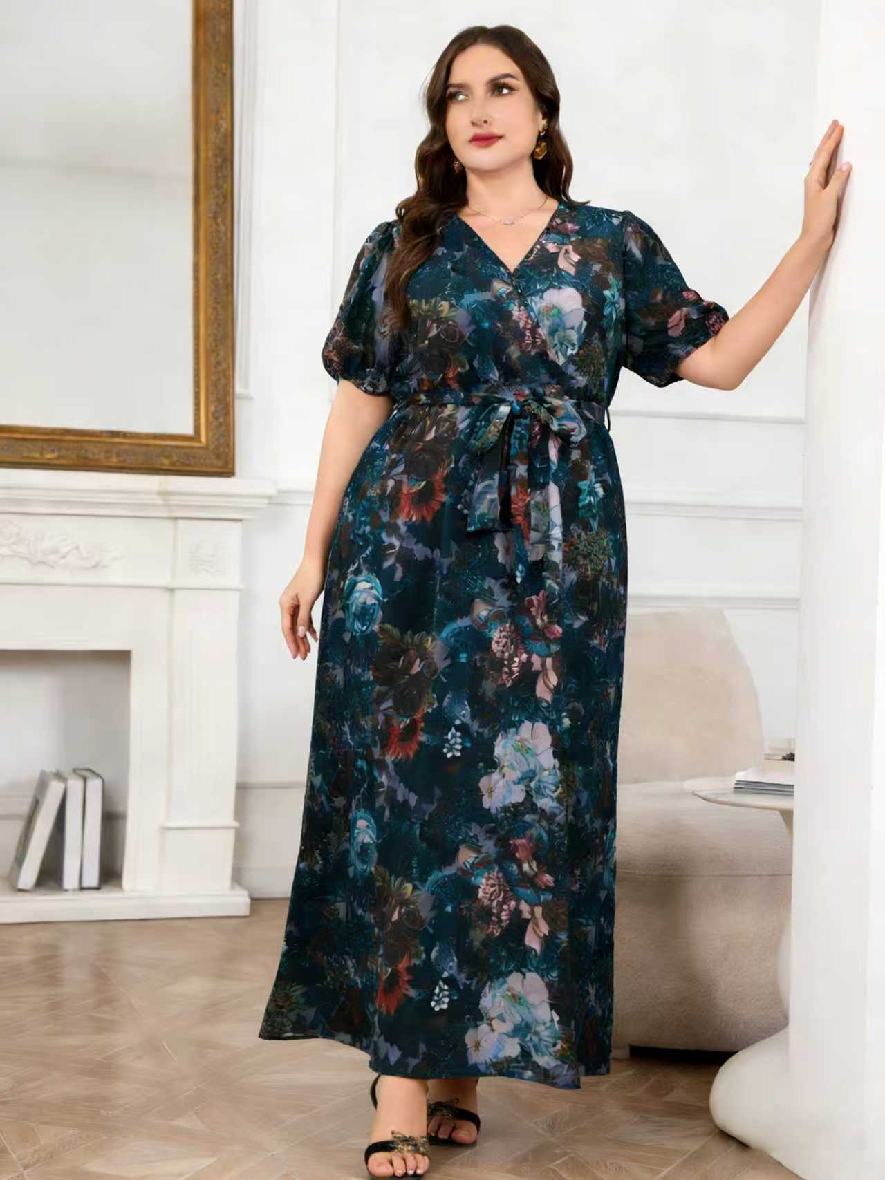 2026 New Arrival Plus Size Wom - огляд і ціна Romper Floral Print