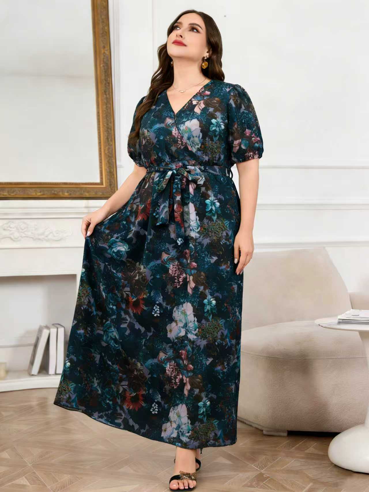 2026 New Arrival Plus Size Wom - огляд і ціна Romper Floral Print