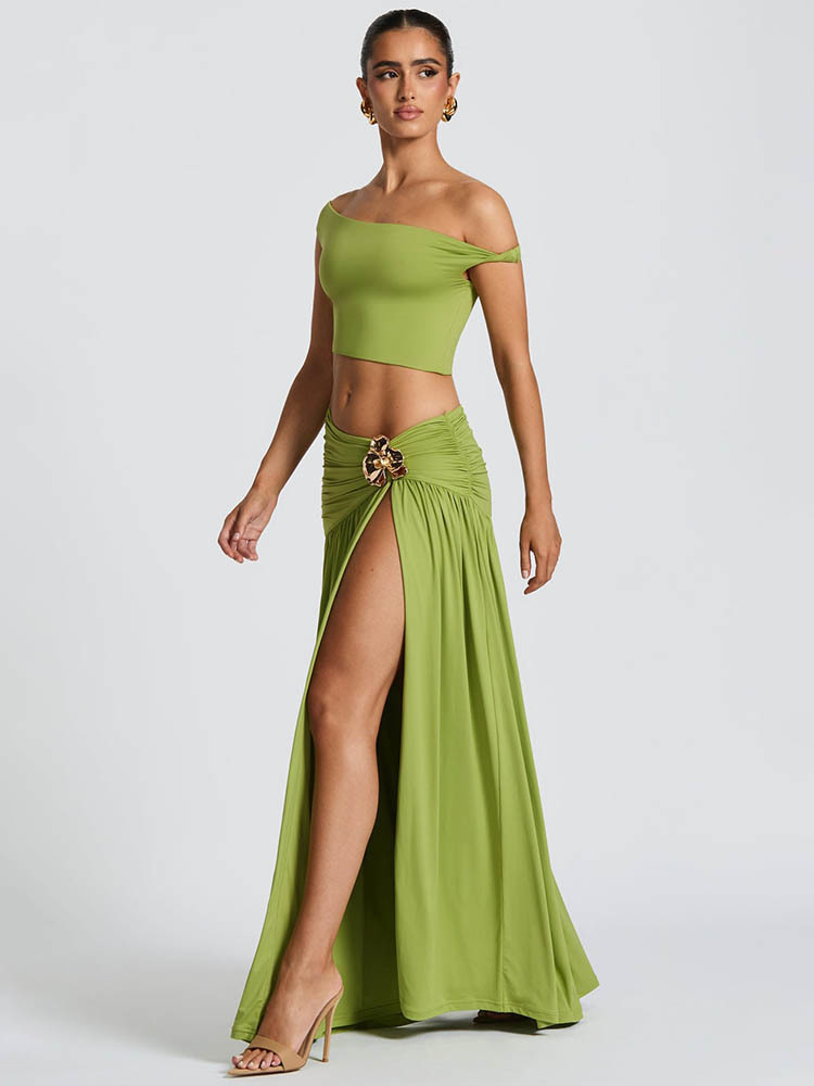 Mozision Elegant Dress Set Wom - огляд і ціна Crop Top Crochet