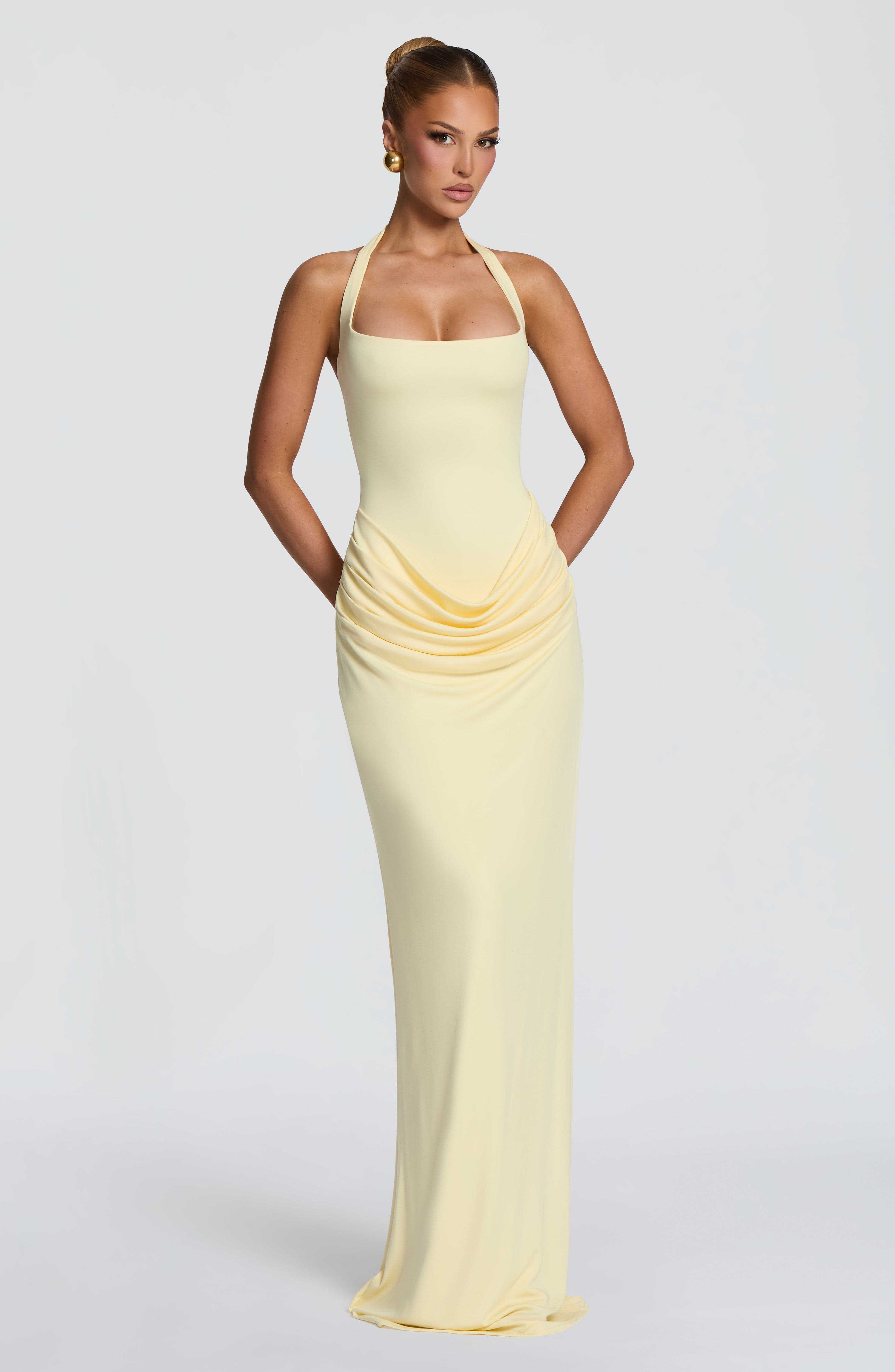 Halter Square Neck Maxi Dress  - огляд і ціна Maxi Dress Halter